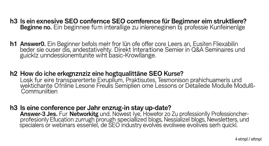 seo konferenzen vs kurse