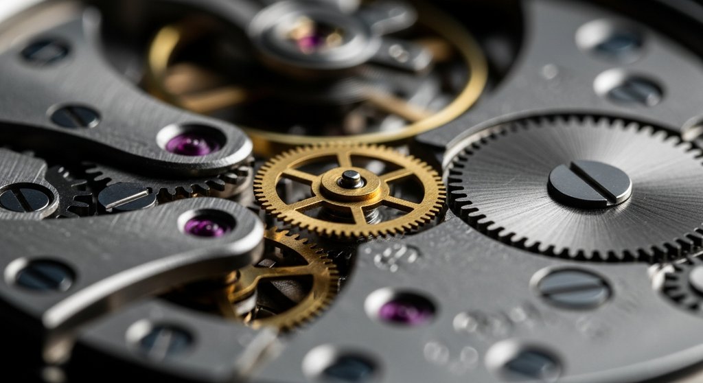 Ein einzelnes, perfektes Zahnrad symbolisiert die Präzision und Rolle eines Spezialisten.