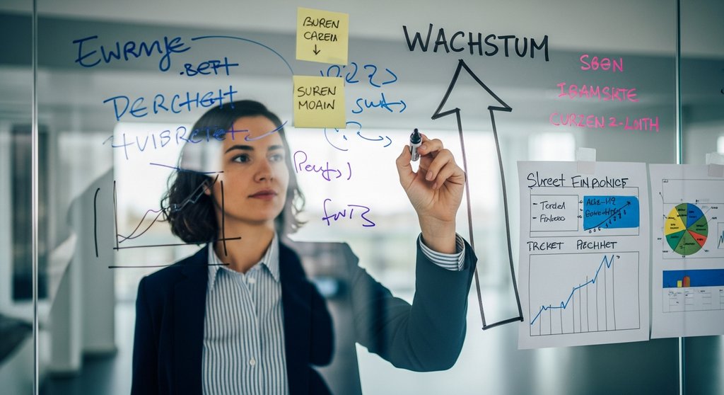 Eine SEO-Expertin übersetzt komplexe Daten in eine klare Handlungsempfehlung für Wachstum.