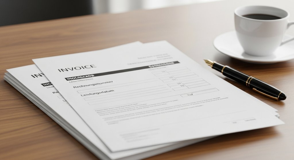Korrekt ausgestellte Rechnungen als Grundlage der Freelancer-Buchhaltung.