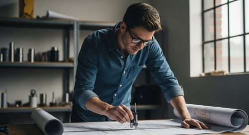 Unternehmer nutzt eine Anleitung zum Nische finden und plant strategisch seine Positionierung.