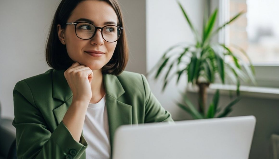 Ein junger Unternehmer hat den Fragebogen zur steuerlichen Erfassung erfolgreich ausgefüllt.